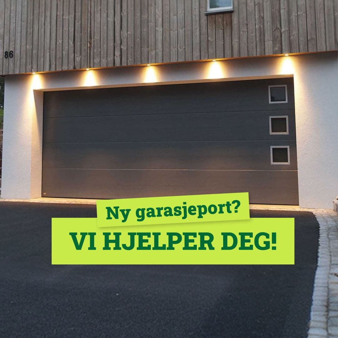 Ny garasjeport? Vi hjelper deg!