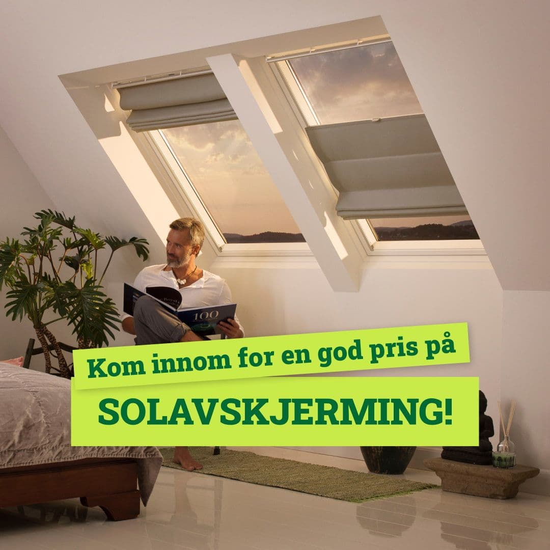 Kom innom for en god pris på solavskjerming!