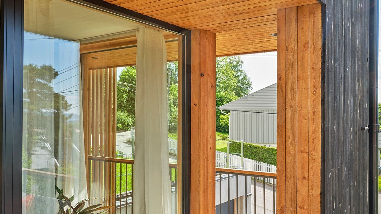 fasaden til et hus