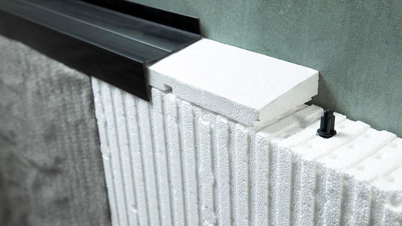 Thermodren med topplist og overgangslist.