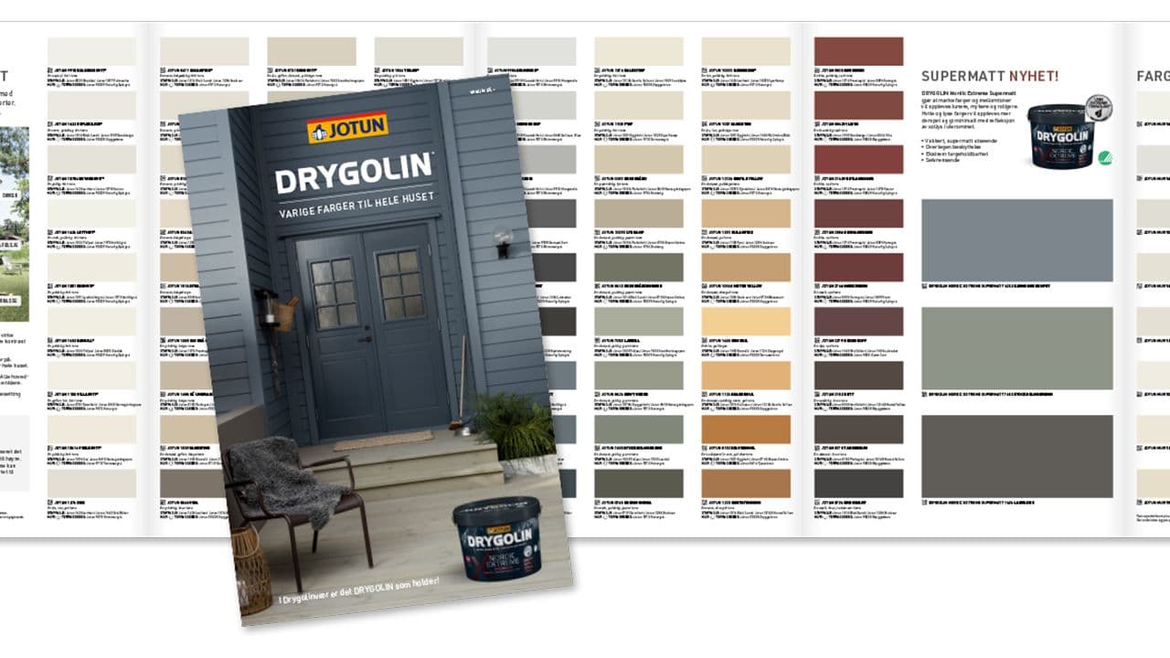 Jotuns nye Drygolin-fargekart med terrassebeis.