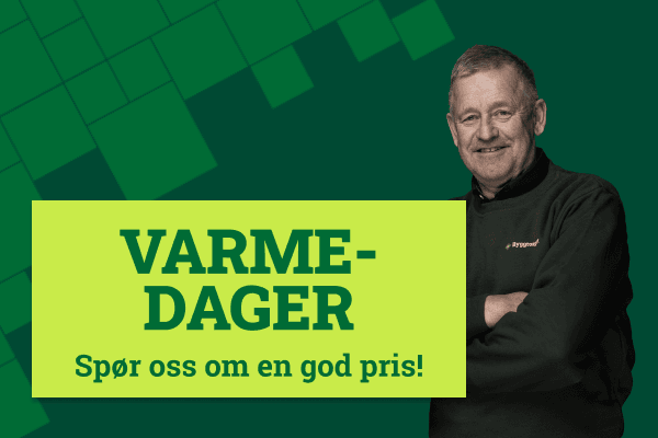 Varmedager – Spør oss om en god pris.